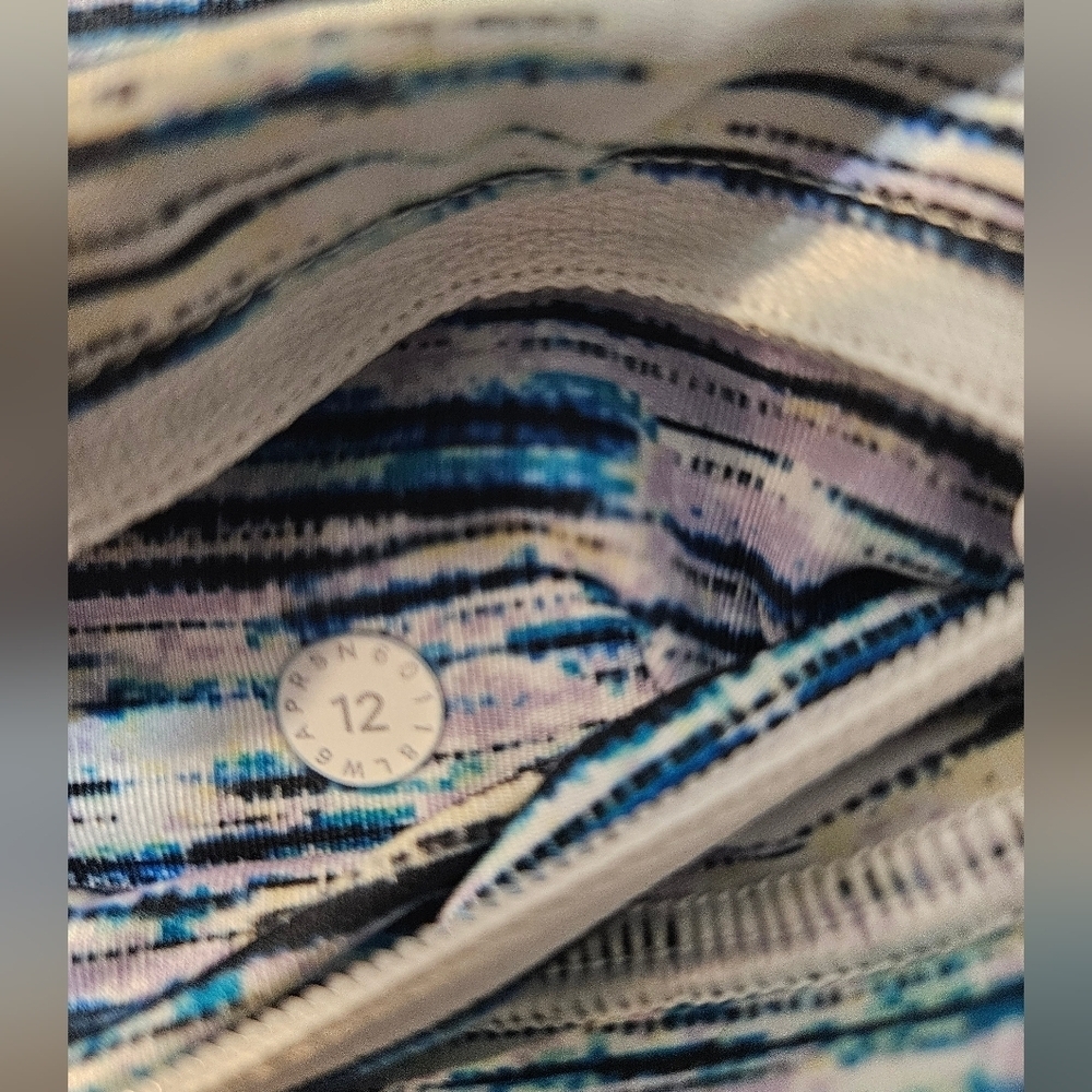 Lululemon Inspire Crop II FGRT Striped Full On Luxtreme Medium Rise - Picture 3 of 4